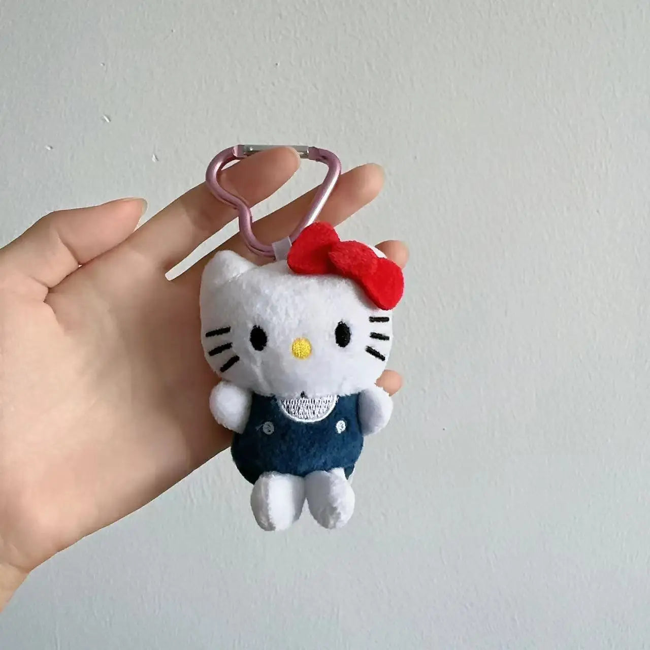 10cm Plush Stuffed Soft Doll Keychain Cartoon Hello Kitty Plushies Bag Pendant Accessories Girls Gift Kids Toys