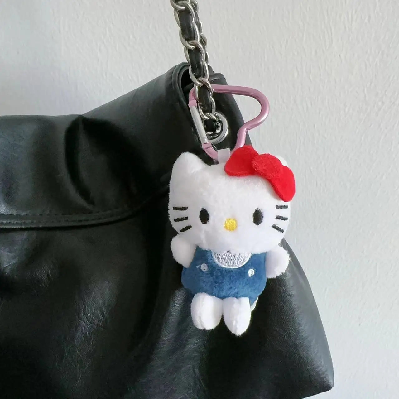 10cm Plush Stuffed Soft Doll Keychain Cartoon Hello Kitty Plushies Bag Pendant Accessories Girls Gift Kids Toys