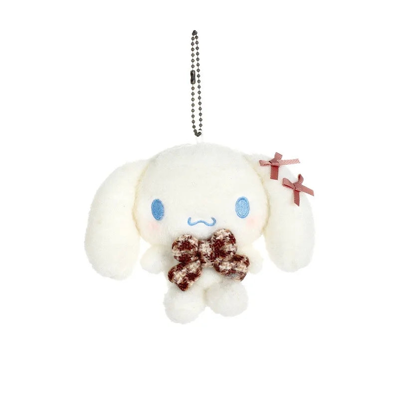 Kawaii Hello Kitty  Kuromi  Plush Doll Toys Pendant Cute Plush  Keychain Bag Pendant Christmas Gifts12CM