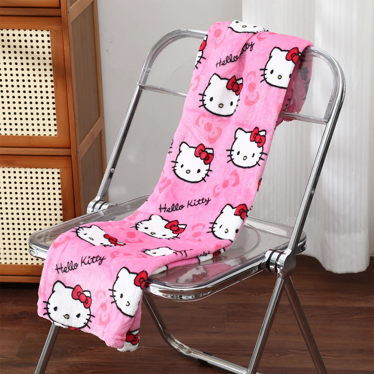 Halloween sanrio Cartoon clothing Christmas Children's Sleepy Pants Winter plush pants Hello Kitty Home Clothing Holiday gifts