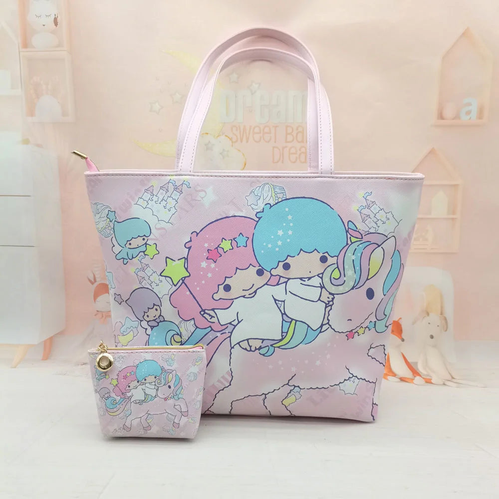 Hello Kitty Bags Luxury Handbag With Purse Women Fashion Casual Cartoon Tote Bag Y2k Female Large Capacity Shoulder Bag