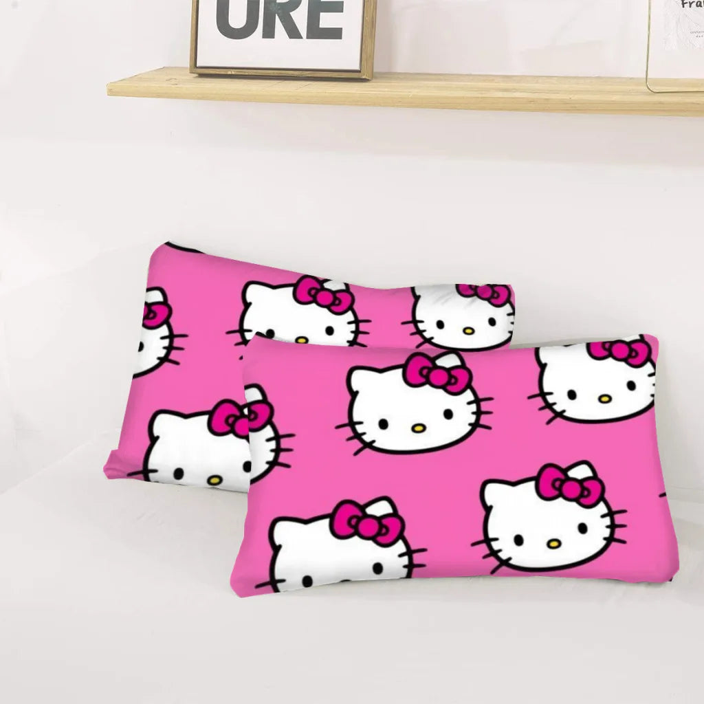 Hello Kitty Single Bed Sheets Set  Complete Case Single Linen Quilt Cover