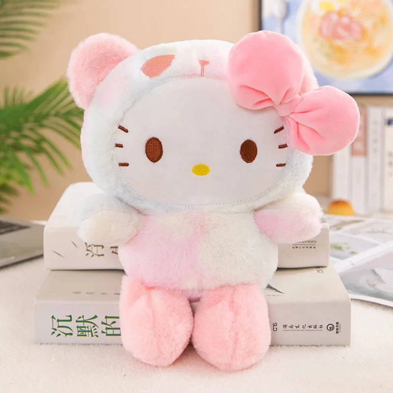 22CM Kawali Kuromi Hello Kitty My Melody Cinnamoroll Pillow Plush Toys Anime Kid Dolls Cartoon Collection Children's Gift