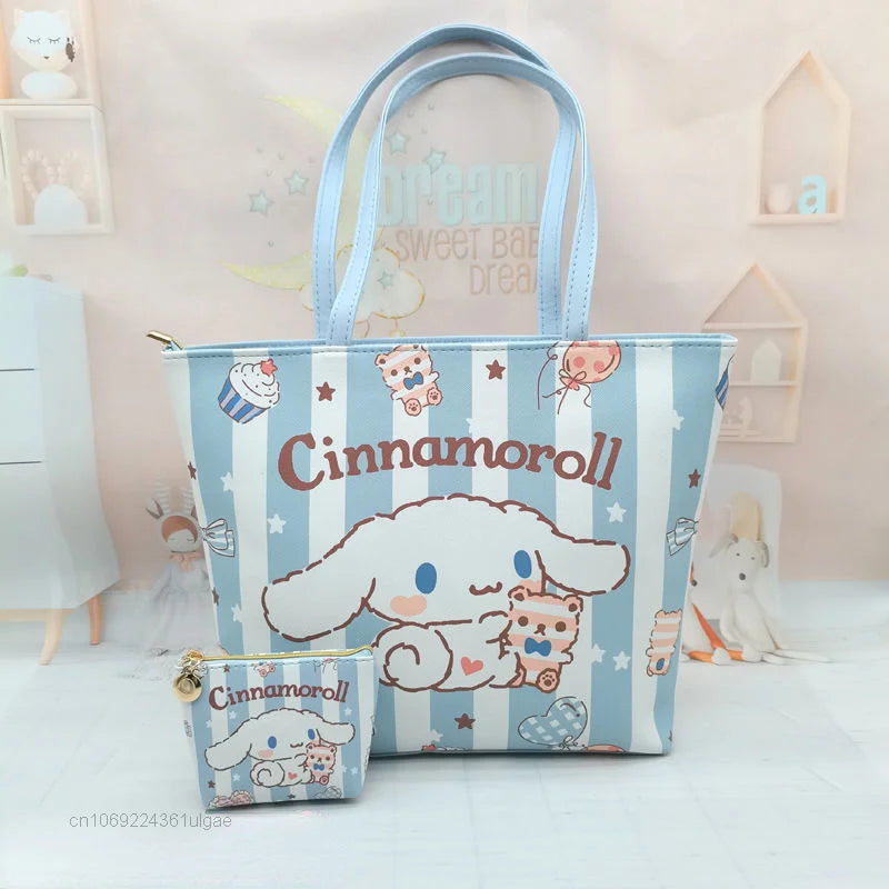 Hello Kitty Bags Luxury Handbag With Purse Women Fashion Casual Cartoon Tote Bag Y2k Female Large Capacity Shoulder Bag