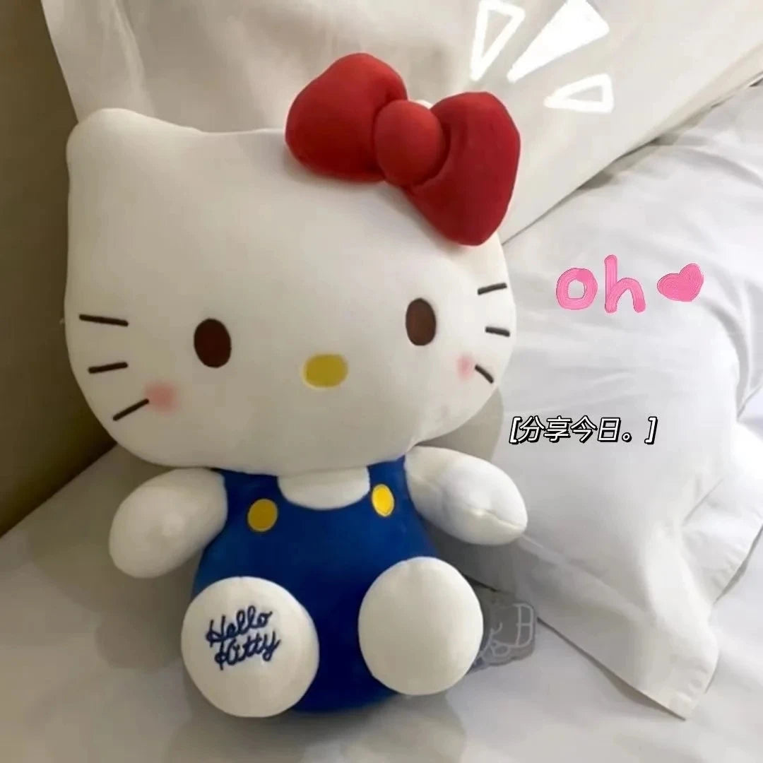 Hello Kitty Anime Hello Kitty Stuffed Toys Plushier Soft Pillow Birthday Gifts For Girls Kawaii Hello Kitty Plush Dolls