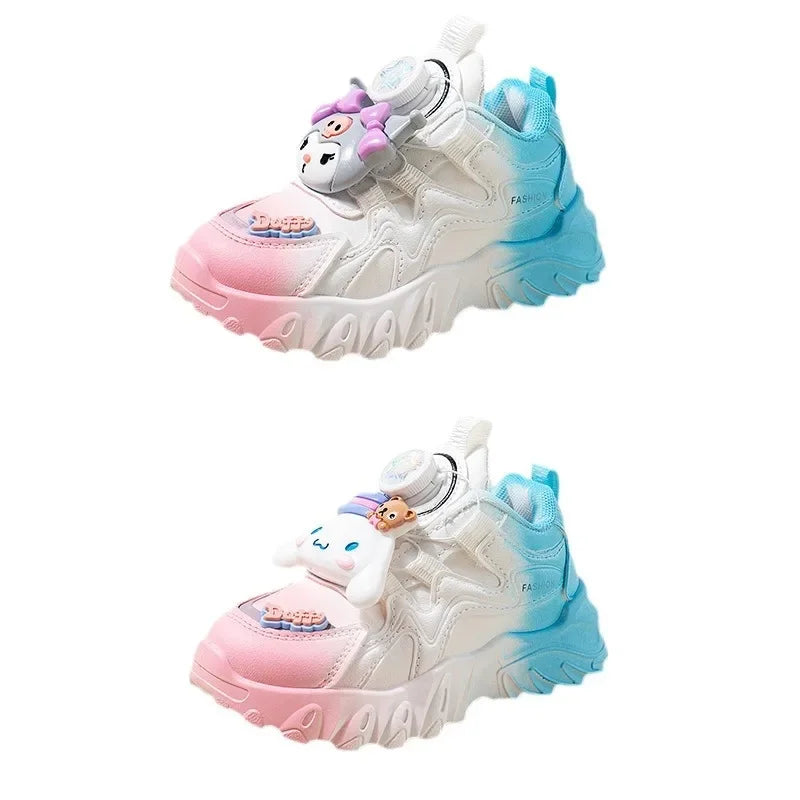 Cinnamoroll Anime Hello Kitty Kawaii Casual Shoes Cute Cartoon  Kuromi Children Sports Sneakers Gifts for Girls