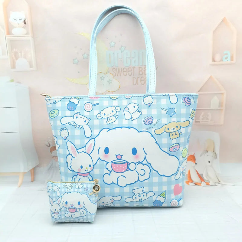 Hello Kitty Bags Luxury Handbag With Purse Women Fashion Casual Cartoon Tote Bag Y2k Female Large Capacity Shoulder Bag