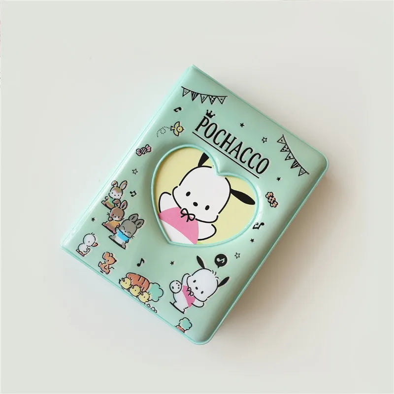 Kawaii Storage Photo Album Gift  Kuromi Cinnamoroll Truck Card Binder 3-Inch Card Holder Mini Toys Gift for Kids Anime