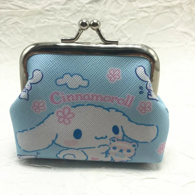 Hello Kitty Cartoon Coin Pouch Purse Creative Small Wallet My Melody Bags girls purse Kawaii Wallet Kid Purses