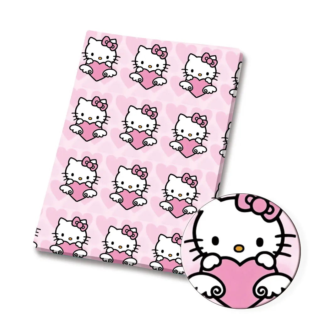 Hello Kitty 140x50CM Cartoon cotton fabric Patchwork Tissue Kid Home Textile Sewing Doll Dress Curtain Polyester cotton Fabric