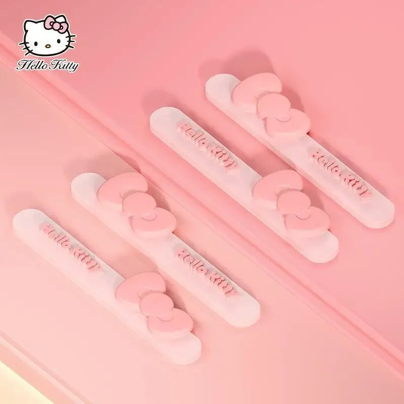 Kawaii Genuine Sanrio Car Door Anti-Collision Strip Hello Kitty Cartoon Rearview Mirror Anti-Scratch Car Sticker Cute Car Gift