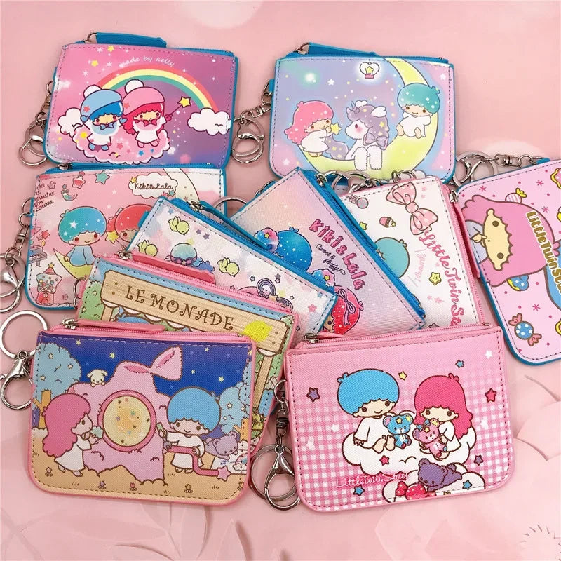 Hello Kitty Kawaii Coin Purses Cute Card Holders Little Twin Stars My Melody Kids Purses and Handbags Wholesale Purses