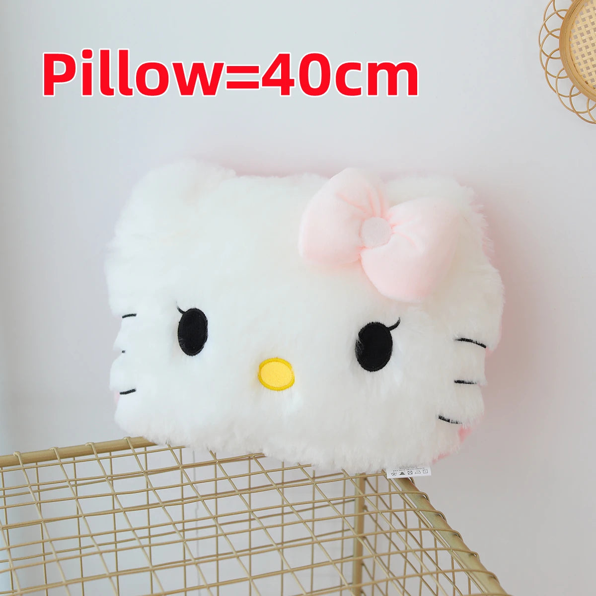 Hello Kitty Plush Toy Soft Cuddly Pillow Comfortable Back Cushion Sofa Decorative Pillow Hug Plushies Xmas Gifts For Girl