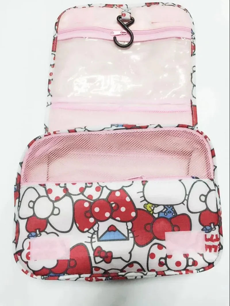 Hello kitty handbag Cinnamoroll Melody cartoon hanging wash bag cosmetic bag multi-functional storage bag