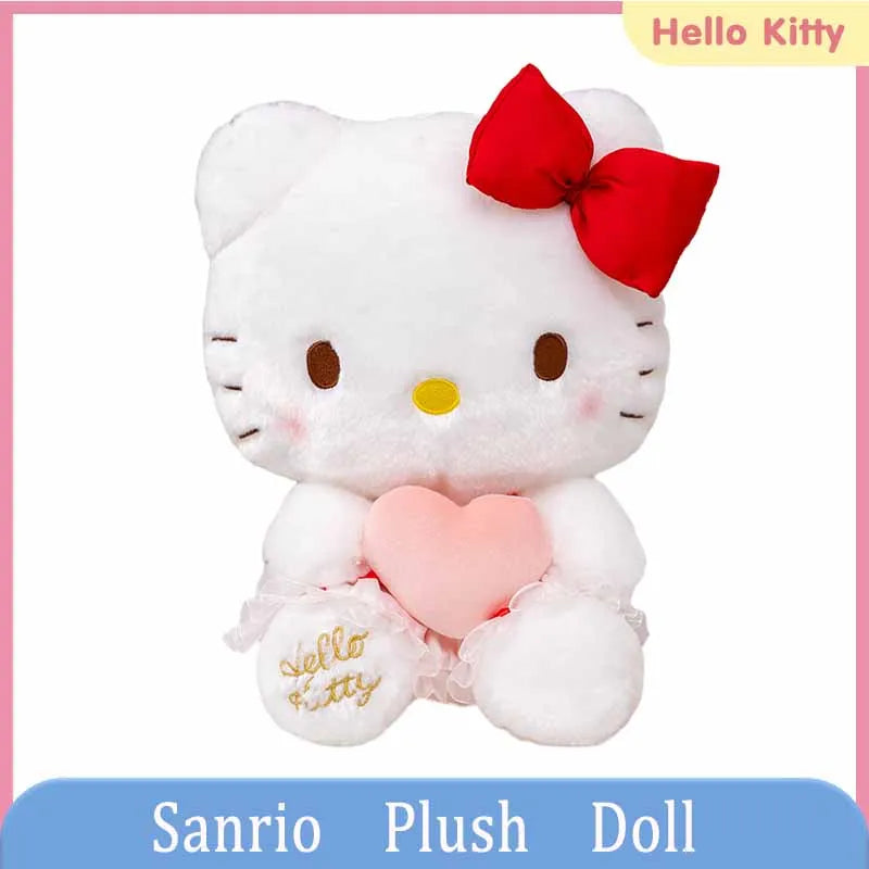 New Kawaii Hello Kitty Plush Toys Pillow Doll Stuffed Cinnamoroll Children Plushies Home Decoration Plush Christmas Dolls