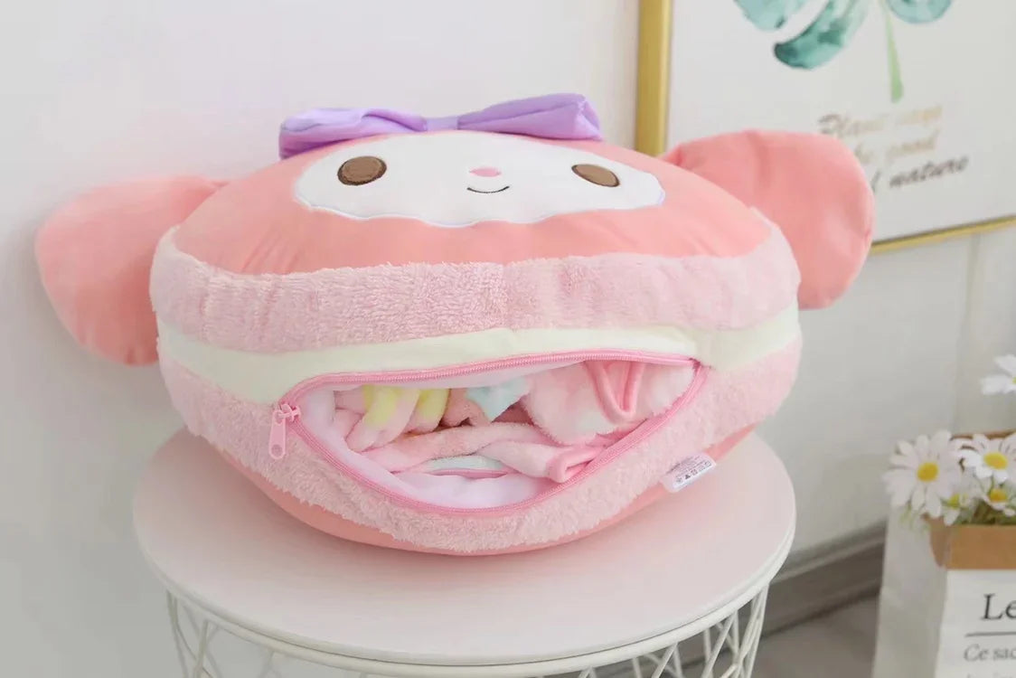 Hello Kitty Throw Blanket My Melody Cinnamoroll Kuromi on Bed Sofa Pillow Blanket Sleeping Cover Bedding Throw Bedsheet For Kids