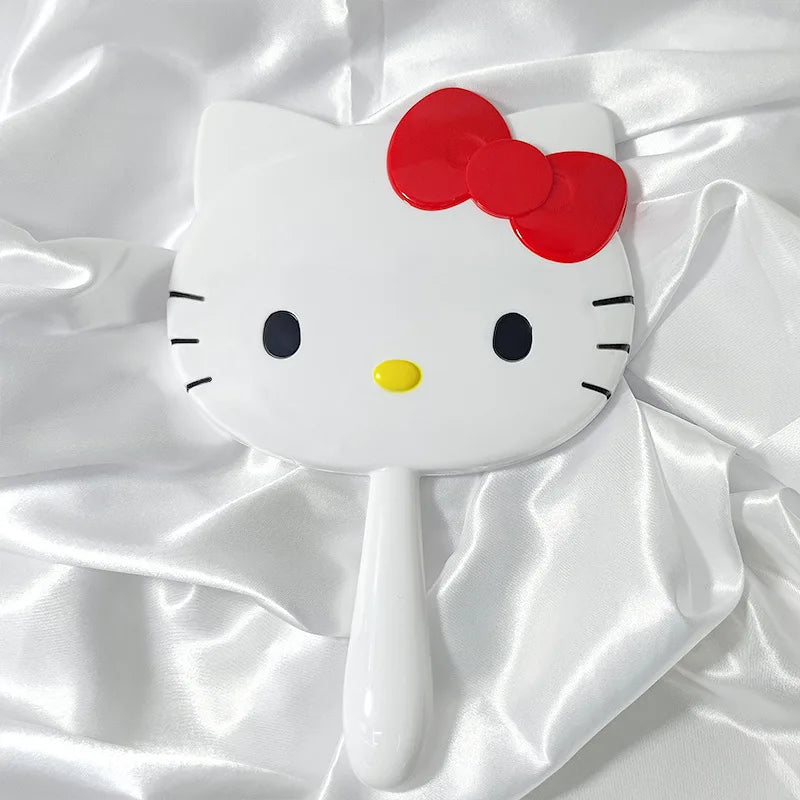 Hello Kitty Creative Cartoon Cute Princess Makeup Mirror Girl Heart In Desktop Small Table Mirror Female Student