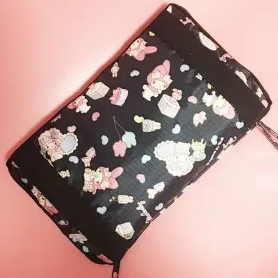 hello kitty handbag foldable luggage bag waterproof My Melody cartoon large travel storage bag messenger shoulder bag