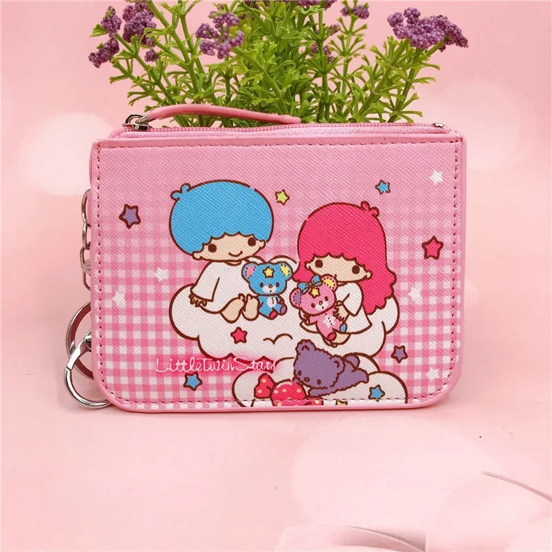 Hello Kitty Kawaii Coin Purses Cute Card Holders Little Twin Stars My Melody Kids Purses and Handbags Wholesale Purses