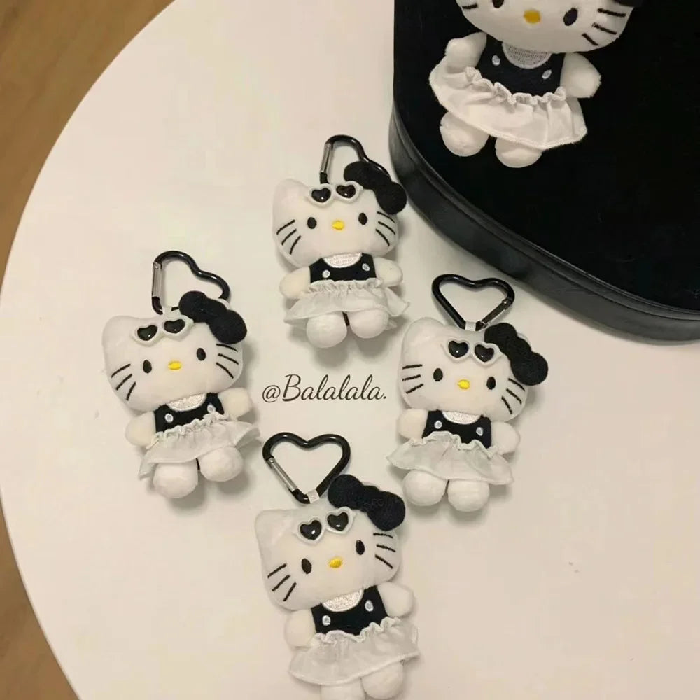 Hello Kitty Doll Keychain Cartoon Soft Toy Bag Cute High-looking Fashion Pendant Accessories Birthday Gift for Friends