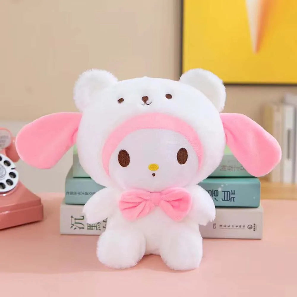 20cm Hello Kitty Plush Toys Cute Movie KT Cat Dolls Soft Stuffed kawaii Hello Kitty Toy Baby Christmas Gift