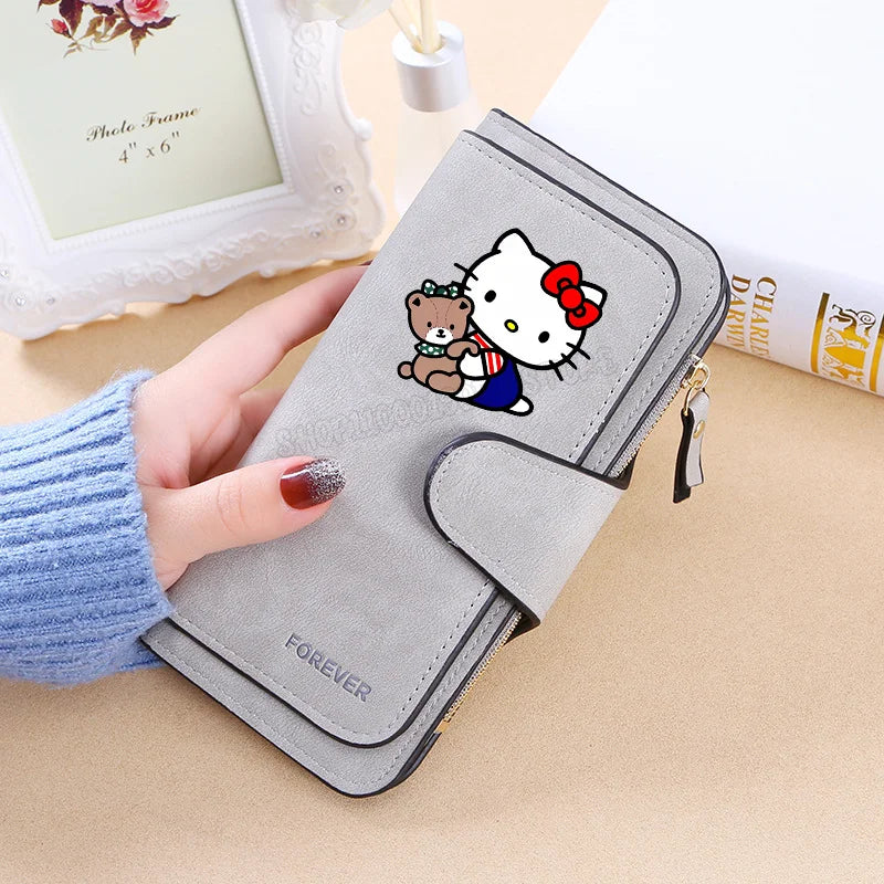 Hello Kitty Wallet Women Wallets Card Wallet Coin Wallet Women Bags for Women Purse ID Wallets Female Coin Purse Birthday Gift