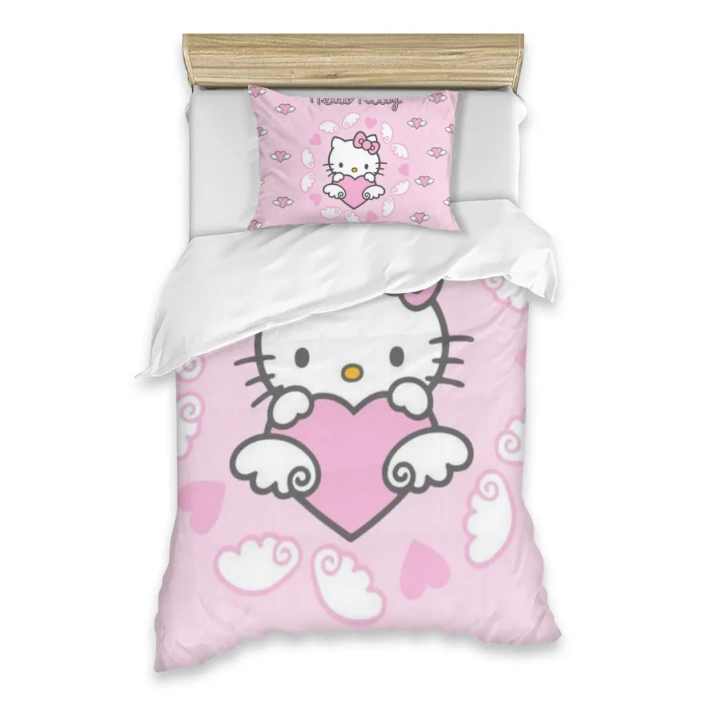 Hello Kitty Single Bed Sheets Set  Complete Case Single Linen Quilt Cover