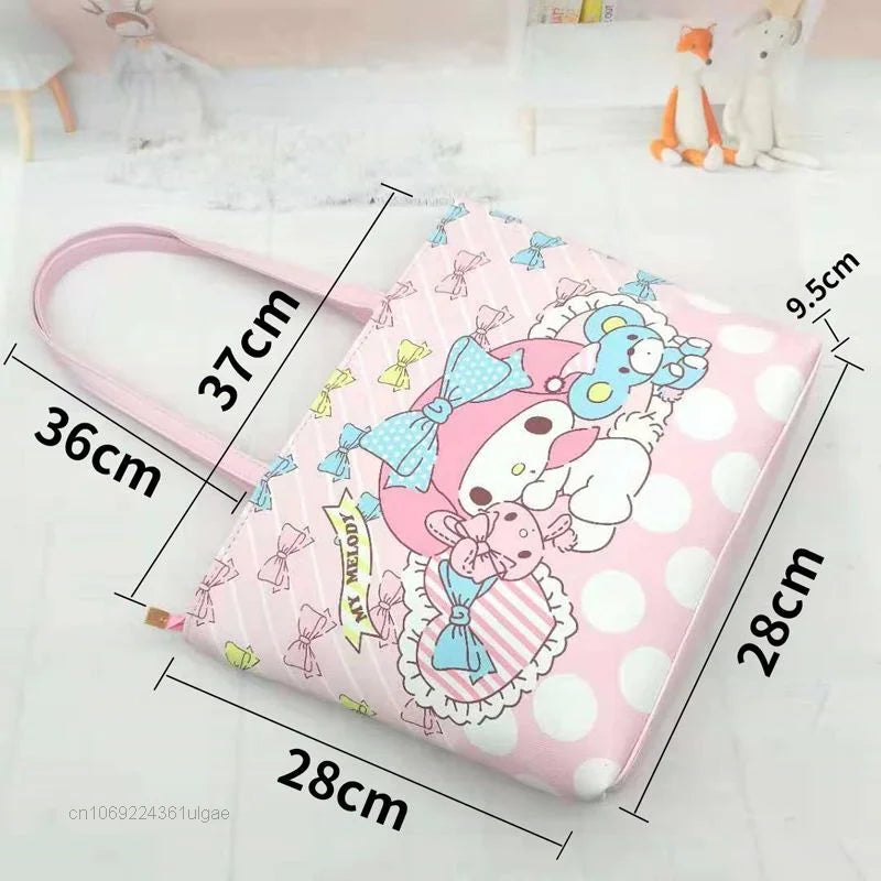 Hello Kitty Bags Luxury Handbag With Purse Women Fashion Casual Cartoon Tote Bag Y2k Female Large Capacity Shoulder Bag