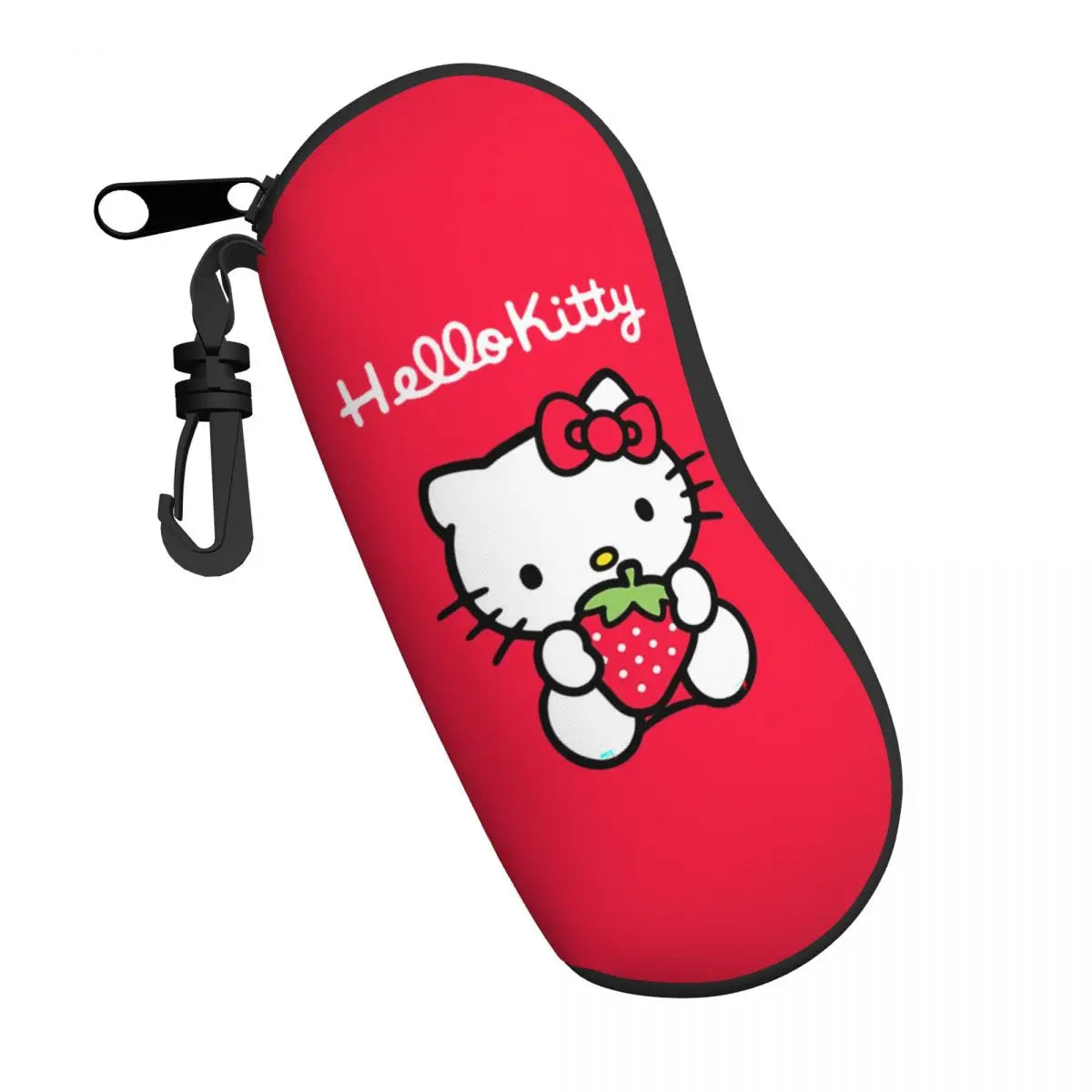 Hello Kitty Cute Cat Strawberry Glasses Case Girl Boy Travel cartoon cats Glasses Storage Box Cute Sunglasses Box