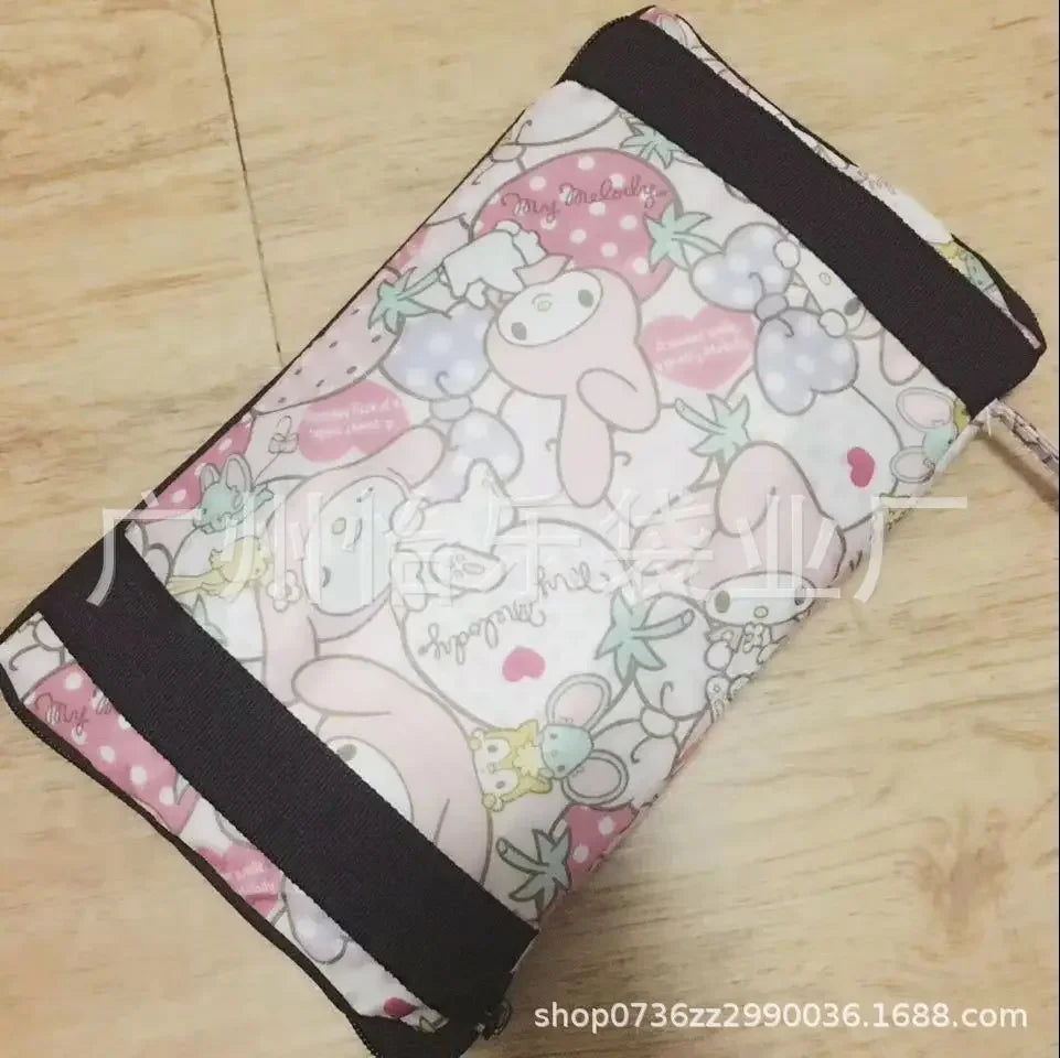 hello kitty handbag foldable luggage bag waterproof My Melody cartoon large travel storage bag messenger shoulder bag