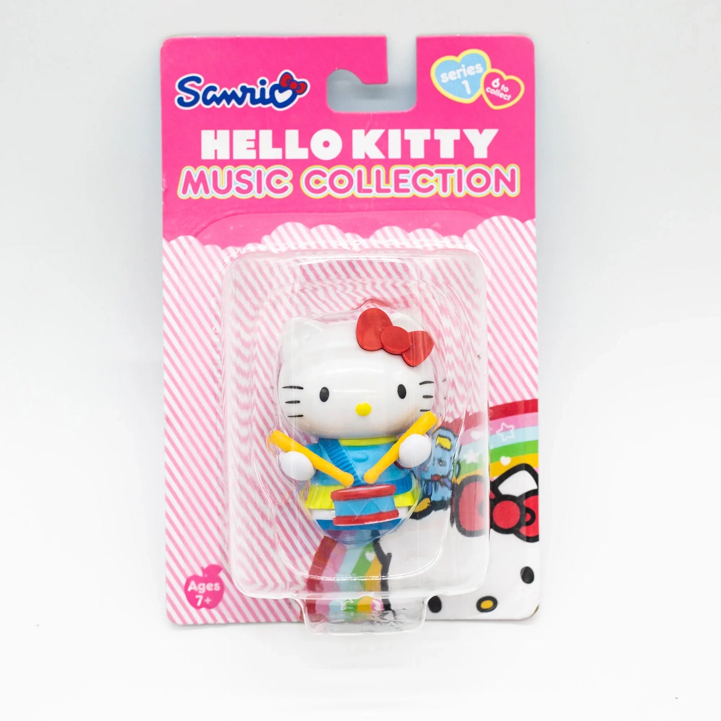 Characters Concert Performer Figurine Accordion Flute Drum Guitar Saxophone Violin Hello kitty Toys Ornaments Kids Gifts