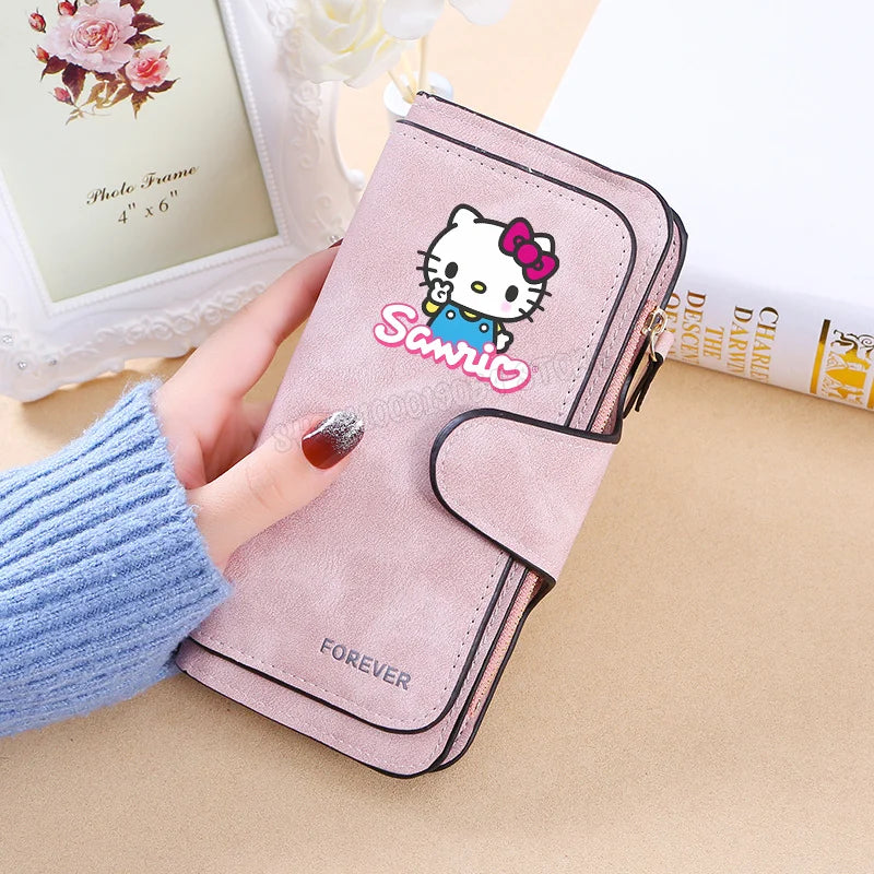 Hello Kitty Wallet Women Wallets Card Wallet Coin Wallet Women Bags for Women Purse ID Wallets Female Coin Purse Birthday Gift