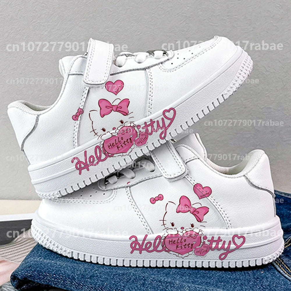 Hello kitty girls Shoes sneakers for children Student Casual basketball shoes Kid Sneakers Running Fashion Sports Shoes