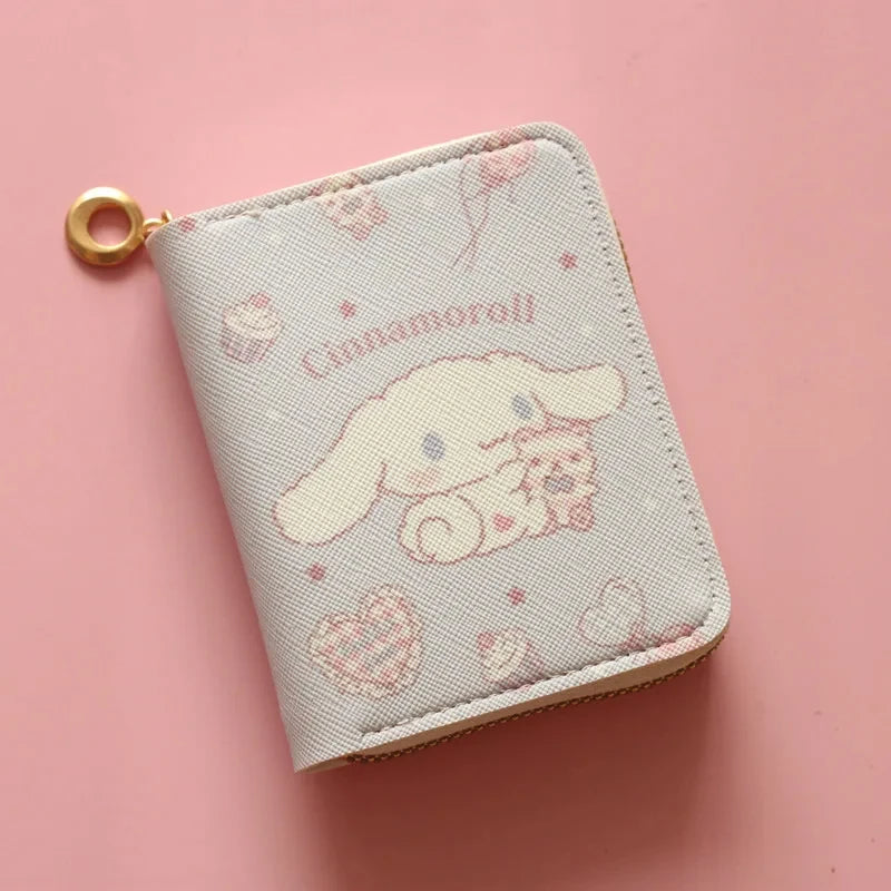 Cute Wallet Hello Kitty Coin Purse Kawaii Leather Card Holder Women Pu Casual Money Card Bag Kids Birthday Gift for Girls