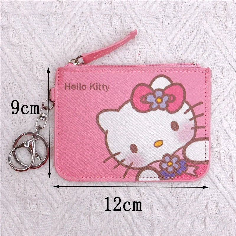 Hello Kitty Kawaii Coin Purses Card Holders Melody Kids Purses and Handbags Little Twin Stars Wholesale Purses Mini Purse