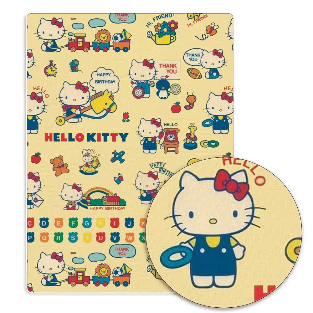 Hello Kitty 140x50CM Cartoon cotton fabric Patchwork Tissue Kid Home Textile Sewing Doll Dress Curtain Polyester cotton Fabric