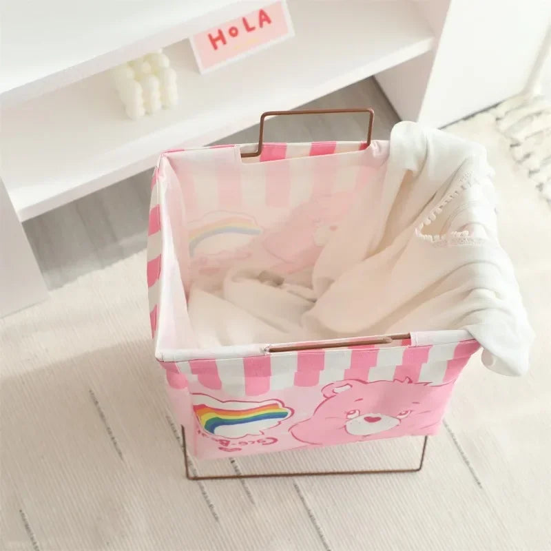 Hello Kitty Dirty Clothes Basket Storage Basket Large Capacity Dormitory Household Foldable Waterproof Dirty Clothes Basket