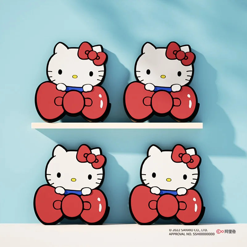 Kawaii Sanrio Cute Cartoon Car Door Anti-Collision Sticker Hello Kitty Transparent Collision Strip Decoration Car Accsesories