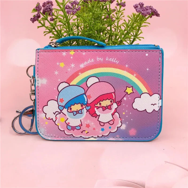 Hello Kitty Kawaii Coin Purses Cute Card Holders Little Twin Stars My Melody Kids Purses and Handbags Wholesale Purses