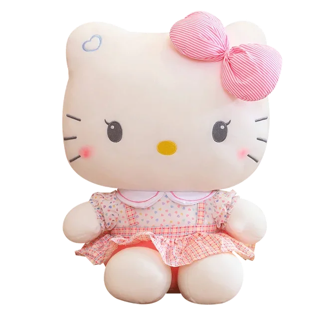 Sanrio Hello Kitty Anime Hello Kitty Stuffed Toys Plushier Soft Pillow Birthday Gifts For Girls Kawaii Hello Kitty Plush Dolls