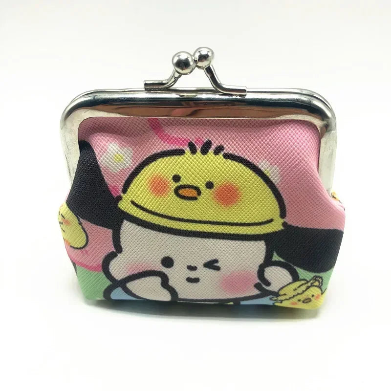 Hello Kitty Cartoon Coin Pouch Purse Creative Small Wallet My Melody Bags girls purse Kawaii Wallet Kid Purses