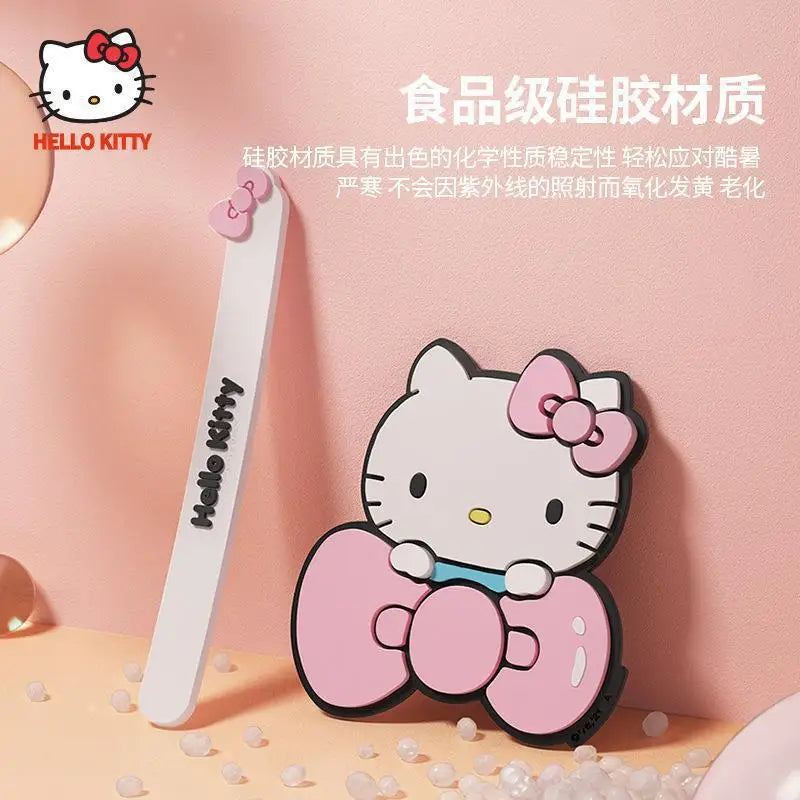 Kawaii Sanrio Cute Cartoon Car Door Anti-Collision Sticker Hello Kitty Transparent Collision Strip Decoration Car Accsesories