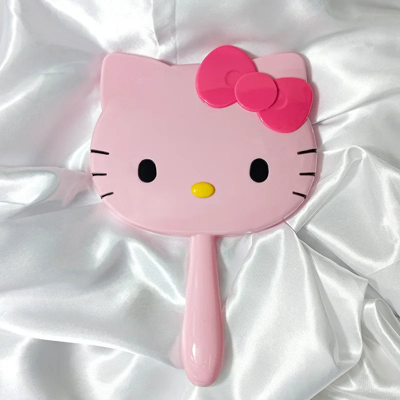 Hello Kitty Creative Cartoon Cute Princess Makeup Mirror Girl Heart In Desktop Small Table Mirror Female Student