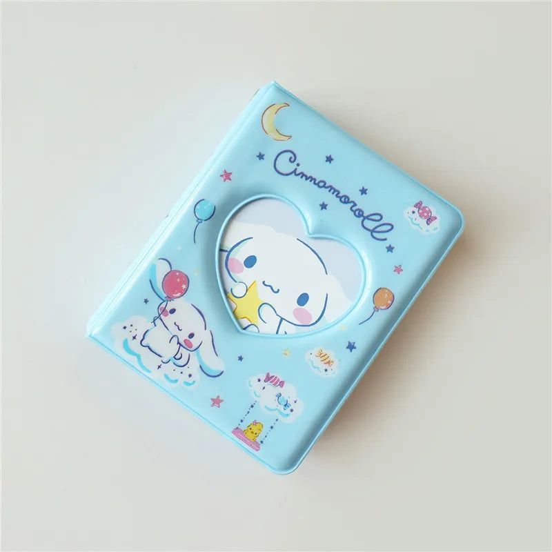 Kawaii Storage Photo Album Gift  Kuromi Cinnamoroll Truck Card Binder 3-Inch Card Holder Mini Toys Gift for Kids Anime