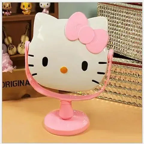 cartoon My melody Hello kitty anime vanity mirror flip tall cute decoration table decoration makeup mirror kawaii new