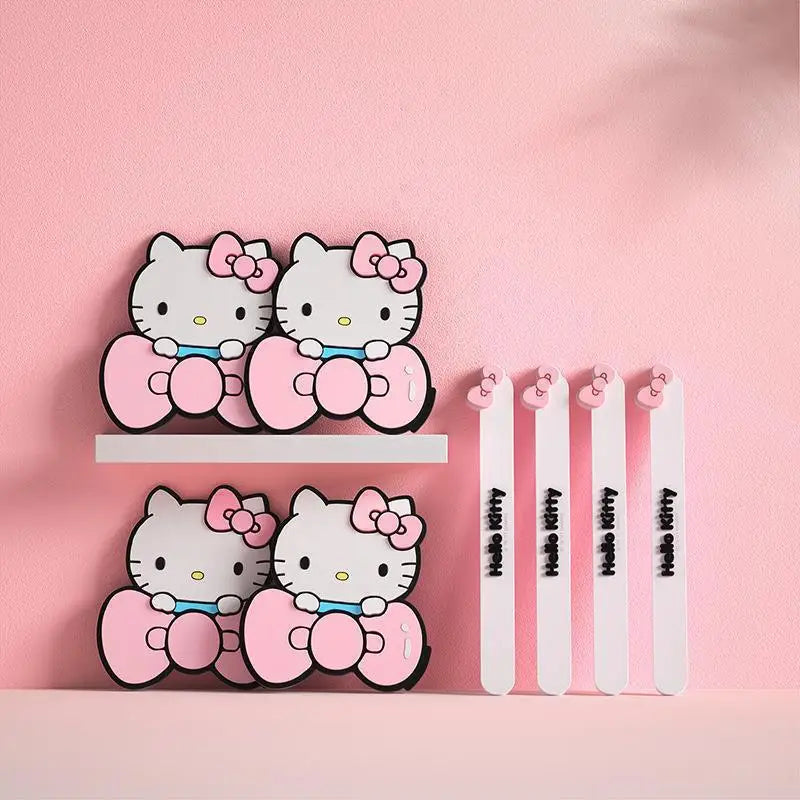 Kawaii Sanrio Cute Cartoon Car Door Anti-Collision Sticker Hello Kitty Transparent Collision Strip Decoration Car Accsesories