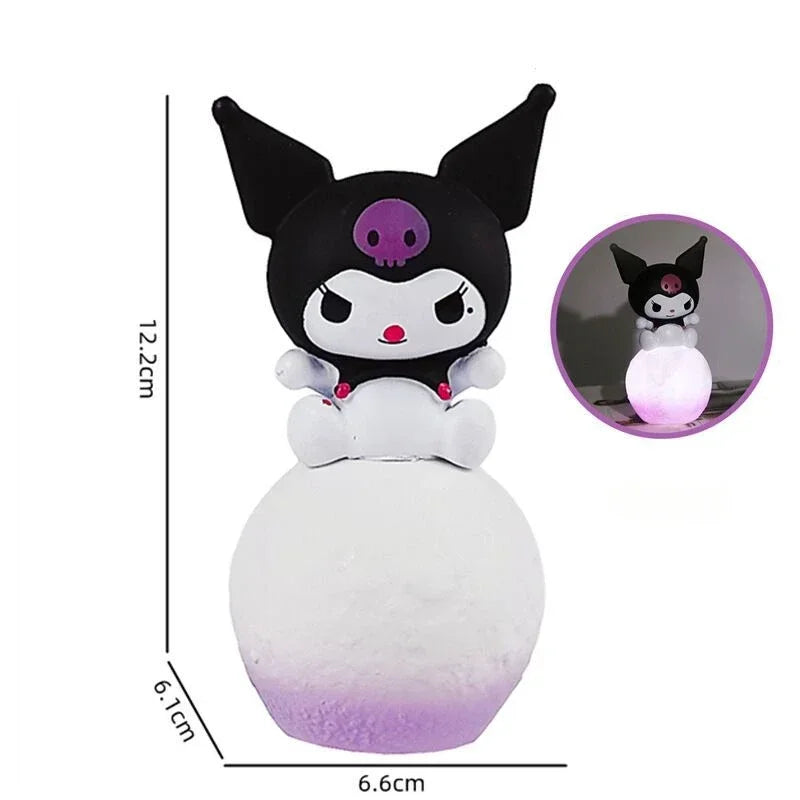 Hello Kitty Night Light Luminous Children's Toy Bedside Lamp Anime Cartoon Kuromi Cinnamoroll Cute Children's Gift Gift