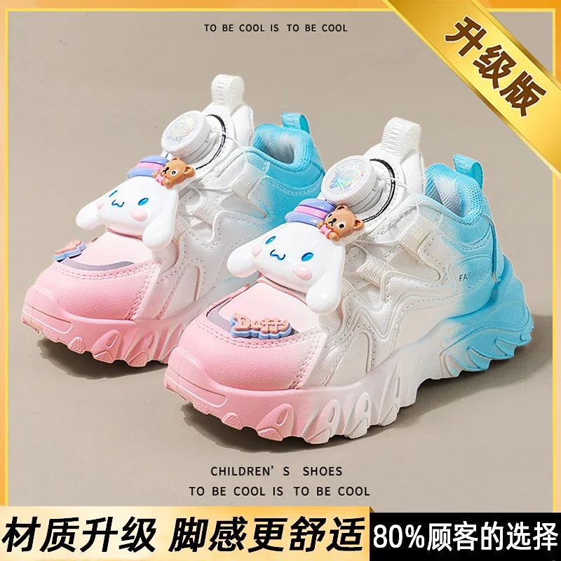 Cinnamoroll Anime Hello Kitty Kawaii Casual Shoes Cute Cartoon  Kuromi Children Sports Sneakers Gifts for Girls