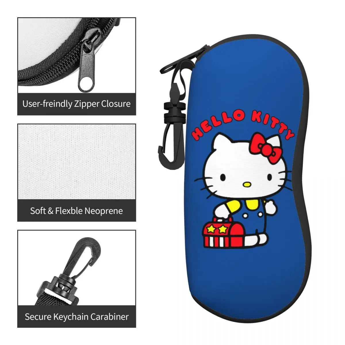 Cartoon Hello Kitty Cat Merch Glasses Case for Women New cats Eyewear Box Ins Sunglasses Box