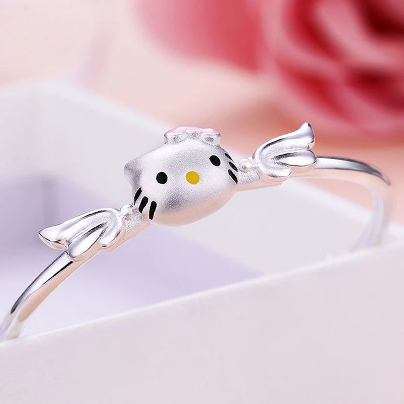 Cartoon Cute Hello Kitty Adjustable Bracelet For Girlfriends Gift Women Girl Fashion Minimalist Jewelry Accessories